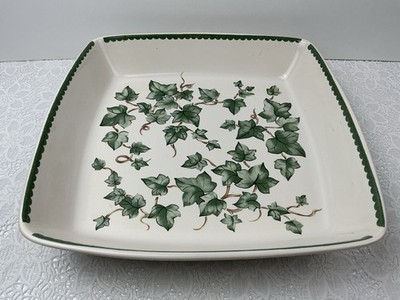 BHS Country Vine eckiger Ofen Back-/Bräter-/Servierteller sieht unbenutzt aus 26 cm