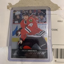 2015 Upper Deck Hockey Vincent Hinostroza card Young Guns Foil