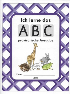 Ich lerne das ABC provisorische Ausgabe Buch 2(I am learning the ABC Book2)