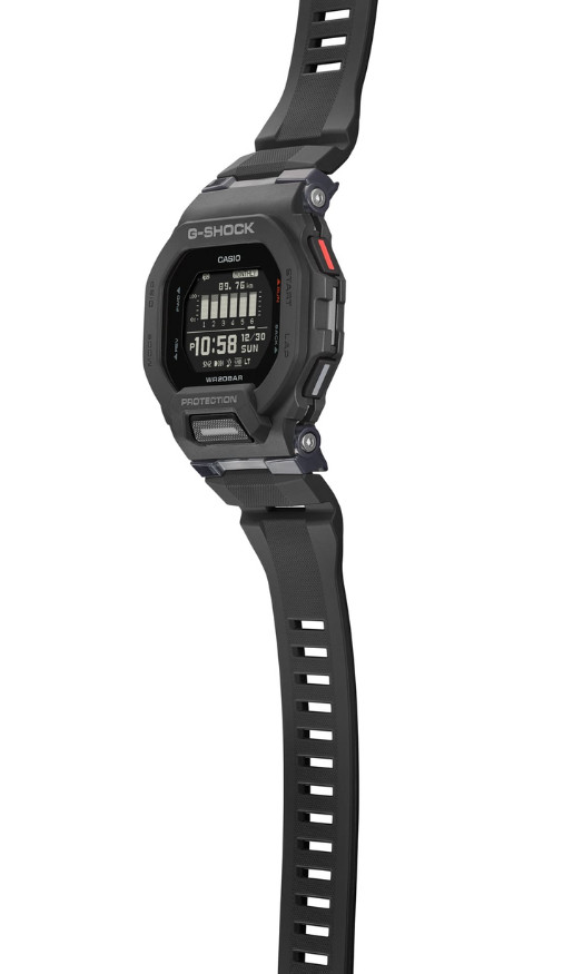 Casio G-Shock Digital Black Resin Watch GBD-200-1/ GBD200-1