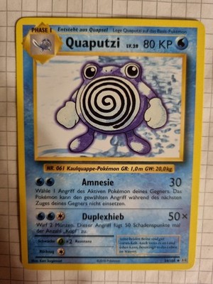 Pokémonkarte Quaputzi 24/108 Evolution Original