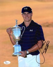 JORDAN SPIETH HAND SIGNED 8x10 COLOR PHOTO          US OPEN CHAMPION      JSA