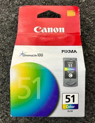 New Genuine Canon CL 51 Color Combination Ink Cartridge High Yield 3 Colors