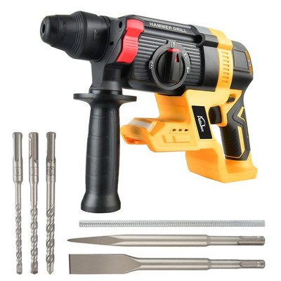 1'' Rotary Hammer Drill for DEWALT 20V Battery, SDS Plus, 3J Brushless Motor