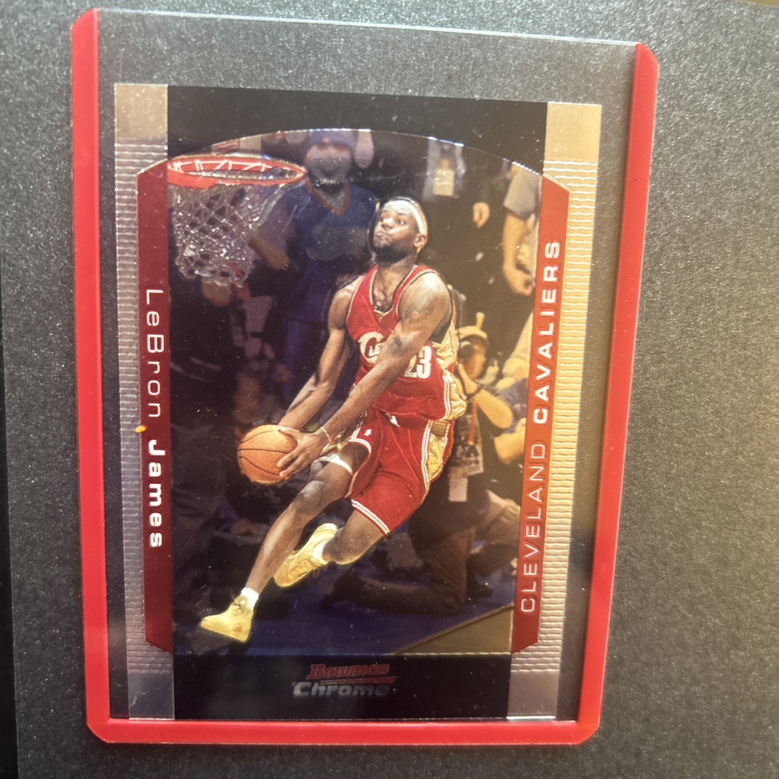2004 BOWMAN CHROME #23 LeBRON JAMES CAVALIERS NM-MT