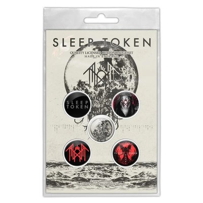 Sleep Token Button  Take Me Back To Eden multicolor Bands Metall Standard