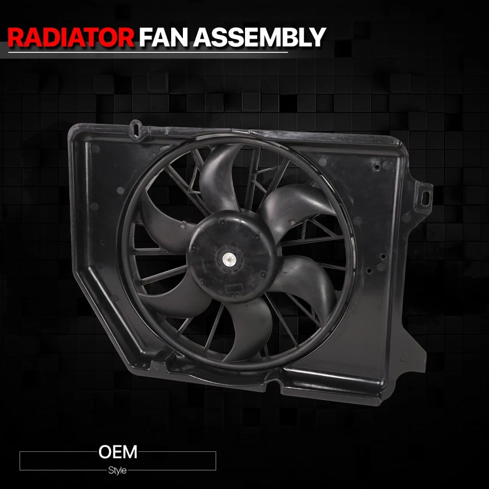 Оригинальный вентилятор охлаждения радиатора в сборе для 91–93 Ford Taurus/Mercury Sable 3,0 л - Изображение 2 из 4