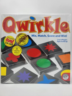 Qwirkle MindWare Strategy Game Mix & Match Tiles 2-4 Players Ages 6+ NEW Sealed