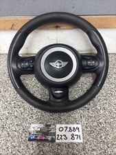 Mini Cooper S R56 LCI Complete Multi Function Steering Wheel JCW Alcantara 06-10