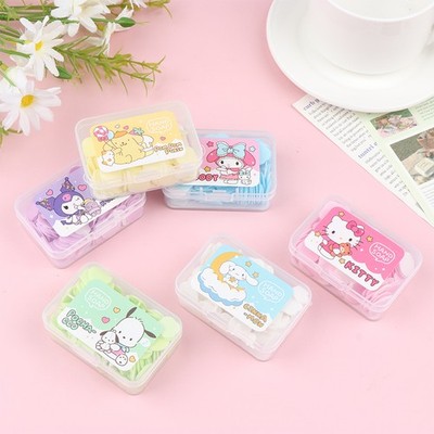 Kuromi Soap Cartoon Sanrio Hello Kitty Tragbare Handseife Haushaltswaren 