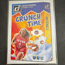 Panini 2025 Donruss WNBA Crunch Time Kelsey Mitchell #6 Indiana Fever