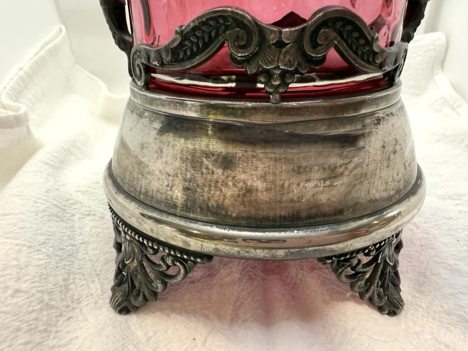 Antiguo ricino victoriano de arándano Coindot encurtido Foto 4 de 4