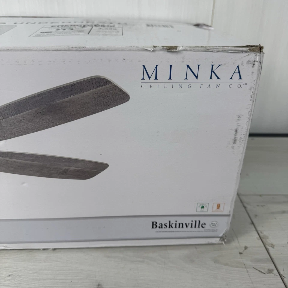 Minka 1461047 Baskinville 52 Inch Ceiling Fan Pewter Finish - Image 3 of 4