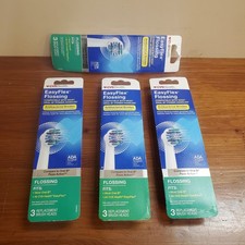 Lot of 4 CVS Health EasyFlex Flossing Brush Head 3-Packs Compatible w/ Oral-B