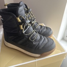 SOREL Whitney II Short Lace Waterproof Boots Kids US Size 1 Black 80