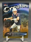 2025 Topps Finest Creators GOLD Refractor DRAKE MAYE 18/50 NEW ENGLAND PATRIOTS