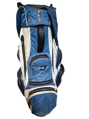 Sun Mountain H2NO Light Wasserdicht Golf Cartbag Blau Weiß Gebraucht Gut  , 50 