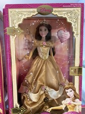 Brass Key Disney Princess Belle Porcelain Doll Enchanted Tales Winter Collection