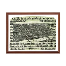 Old Map of Haverhill, MA 1893 - Vintage Haverhill Massachuse