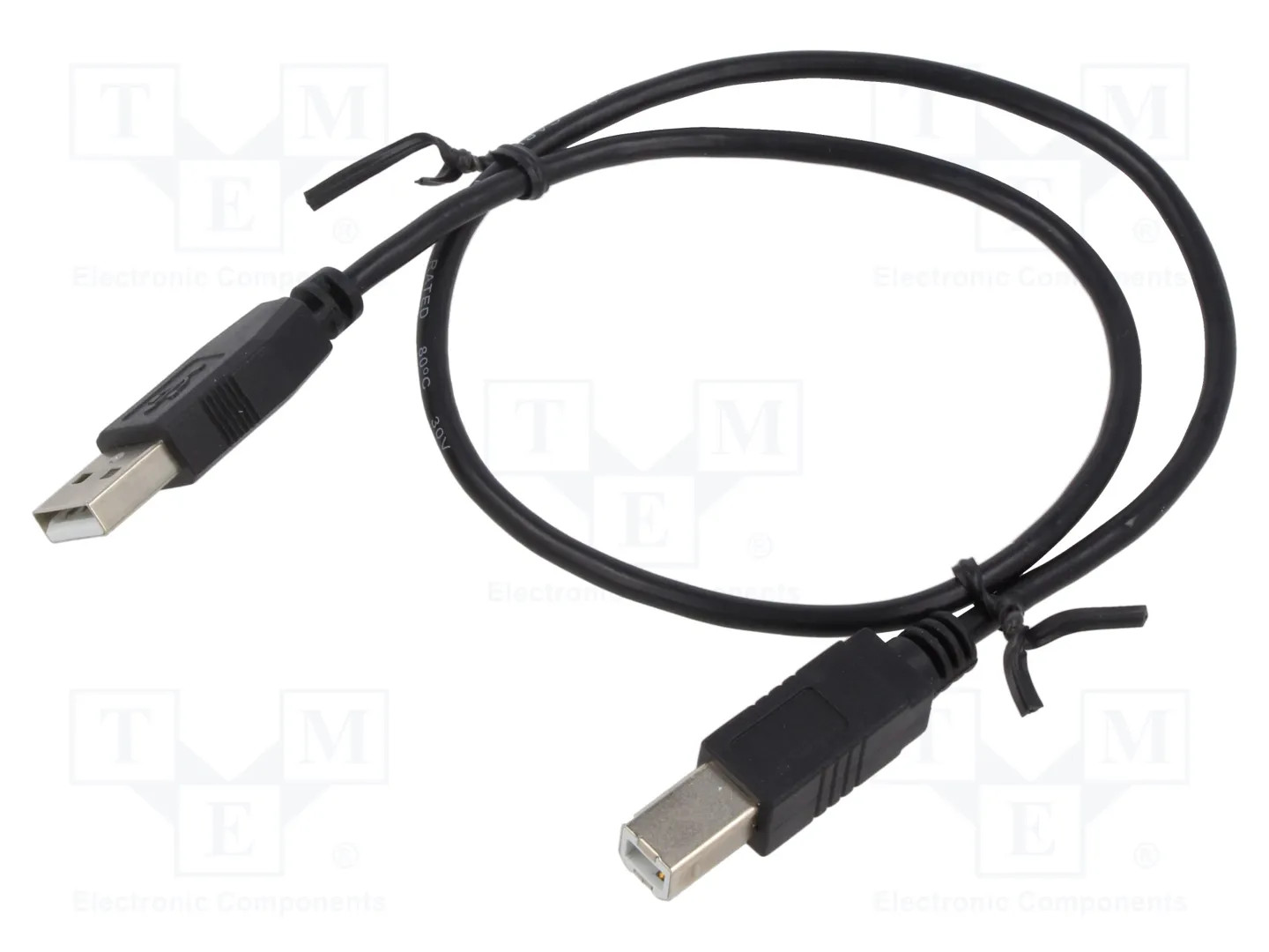 Qoltec 50394 USB Kabel USB 2.0 USB A USB B (0.50 m, USB 2.0), USB Kabel - Bild 2
