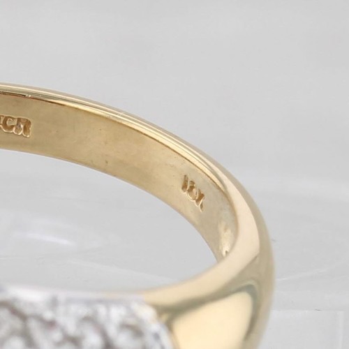 8.90ctw Turmalina Anillo con Diamante 18k Oro Amarillo Talla 8 Cóctel - Imagen 6 de 10