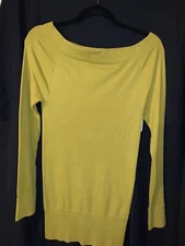 Womens Active Basic Green Long Sleeve Shirt Sz M/L