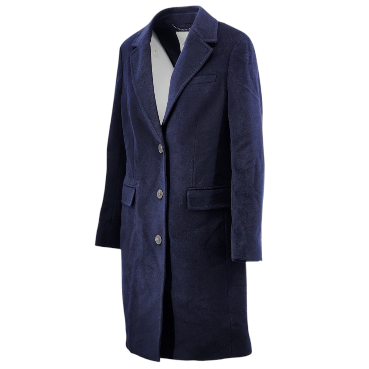 M&S JAEGER Pure Wool Collared Boyfriend Coat UK