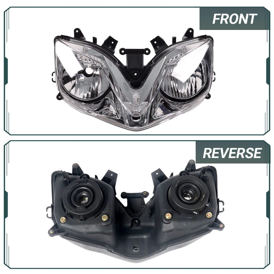 US Headlight Lamp Assembly For Honda CBR600 CBR 600 F4I 2001-2007 2002 2003 2004 Foto 2 de 4