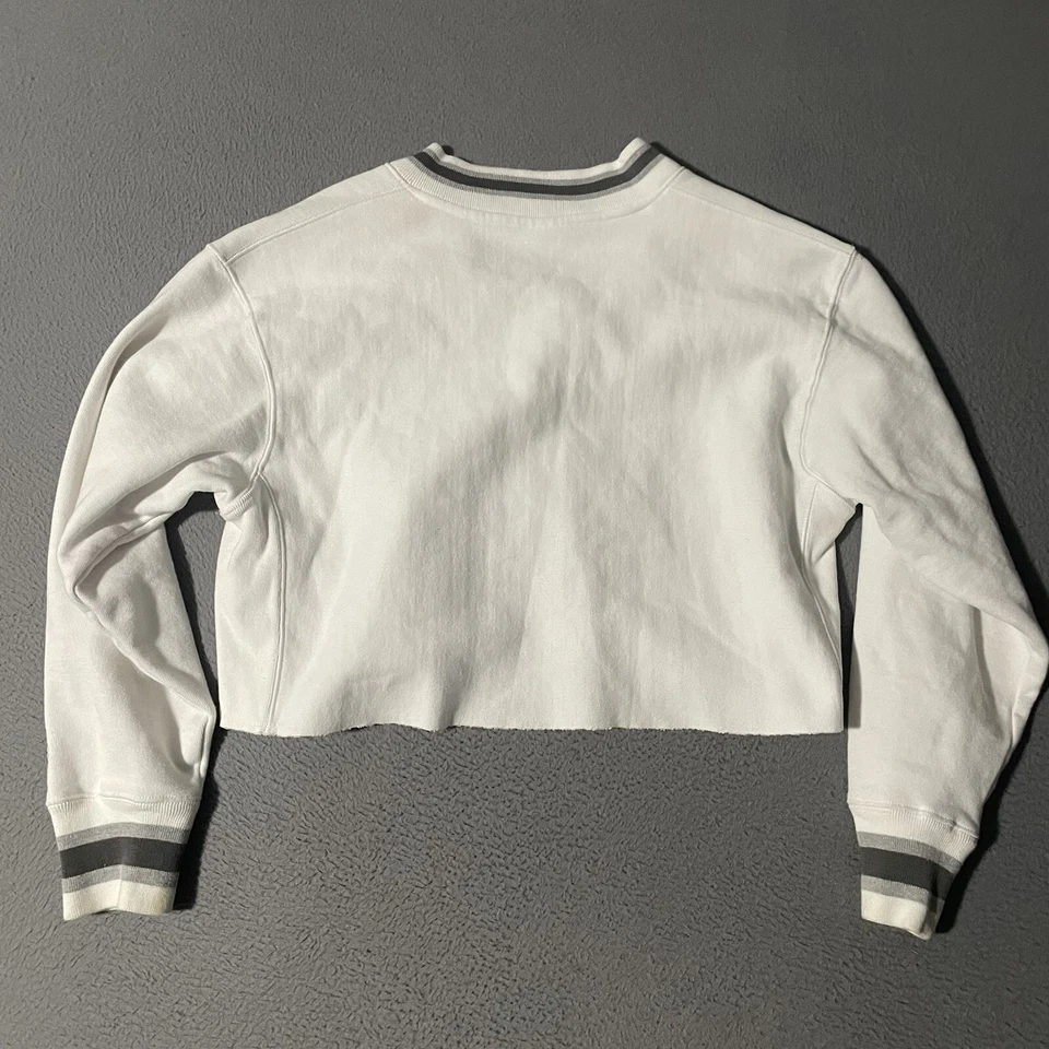 Sudadera corta Champion Reverse Weave The Citadel para mujer M timbre blanco Foto 4 de 4