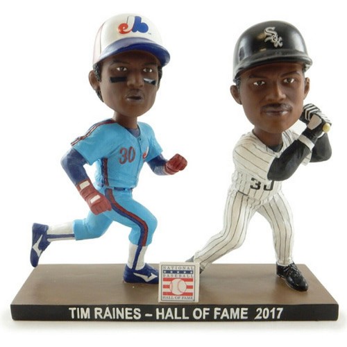 Tim Raines 2017 Montreal Expos Chicago White Sox HALL of FAME Bobblehead SGA - Picture 3 of 3
