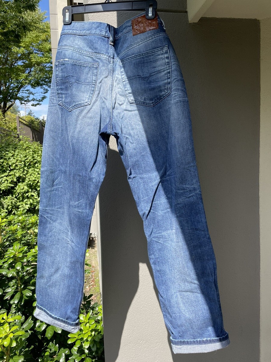 Diesel Jeans Coupe Droite Femme De Couleur Bleu 2111780-bleu00