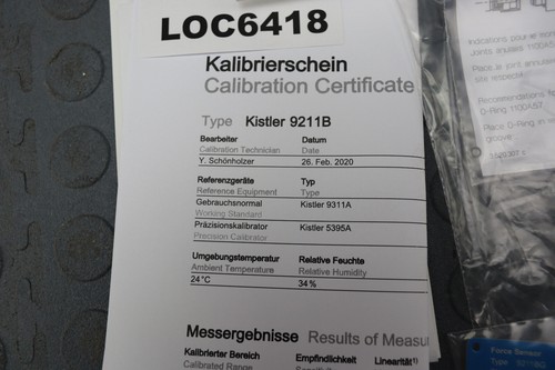 KISTLER TYPE 9211BG CAVITY FORCE SENSOR LOC6418 - Picture 3 of 8