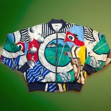 Vintage Line-up For Sport Women Zip Up Golf Club Lined Jacket Light Weight Large