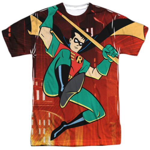 Batman The Animated Series Robins Night Out Unisex Adult Costume T Shirt, S-3XL - Picture 2 of 4