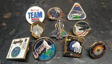 Lot Of 10 Different NASA Space Collector Pins Space Shuttle Apollo NASA Team