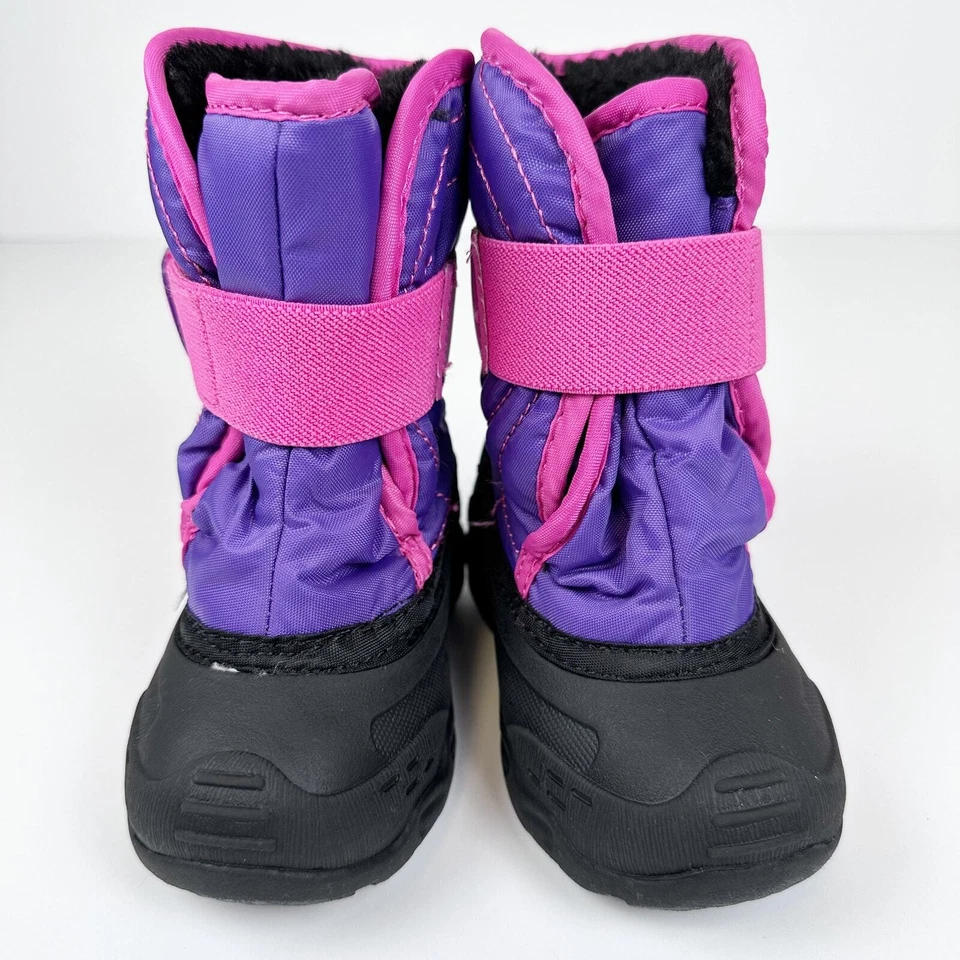 Kamik Snowybug искусственного меха с подкладкой водонепроницаемый снег ботинки фиолетовый Baby США 5 ЕС 22 - Изображение 2 из 4