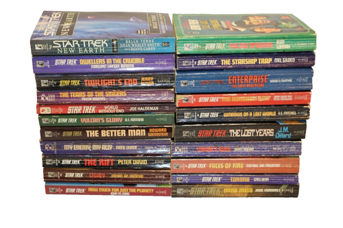 Lot of 21 Star Trek Paperback Books Original Series/Movies Kirk Spock ...