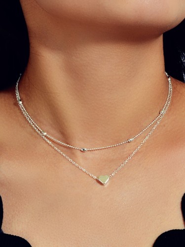Love Heart Charm Necklace Stunning Filigree Pendant Choker Best Friend Gift - Picture 20 of 74