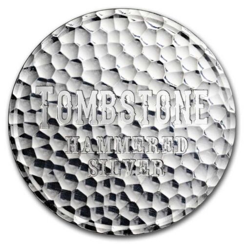 1 oz Silver Round - Scottsdale Tombstone Hammered Silver Piece - Picture 1 of 2