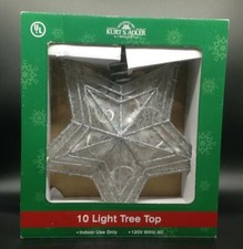 Kurt Adler 10 Light Color Changing Star Tree Topper New