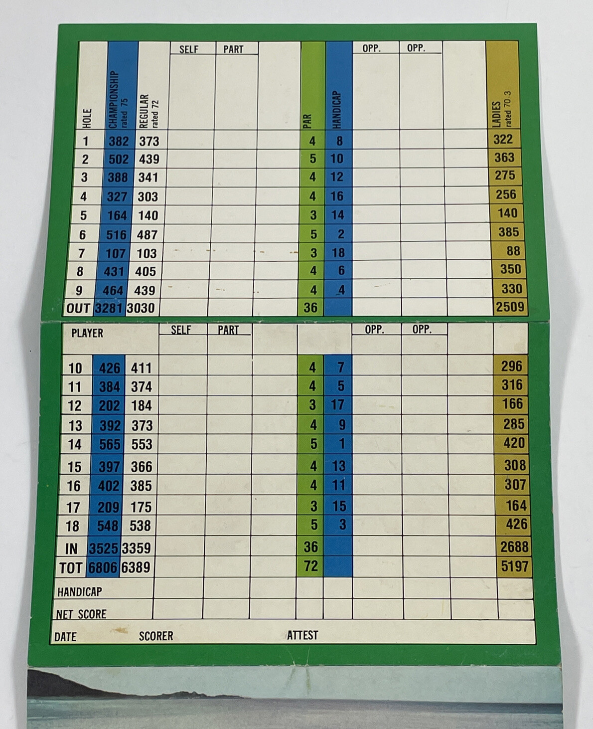 1979 Pebble Beach Scorecard Unused Nice Vintage Golf eBay