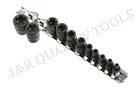11 PC FEMALE TORK BIT SOCKET TORX STAR SOCKET WRENCH DRIVER TOOL SET KIT