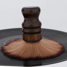 New Record Cleaning Brush Wood Handle Carbon Fiber Bristle 151mm Vinyl Care Tool