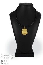 Griffon Vendéen - Collier Doré Avec L'Image D'Un Chien Art Dog DE