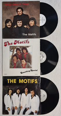 THE MOTIFS Original PRIVATE 70s Lounge 3LP Shrink Neil Diamond Kenny Rogers VG++