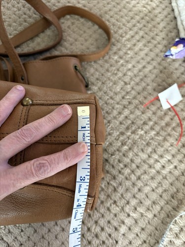 Lucky Brand Tan/Brown Two Way Hobo Tote Crossbody Bag - Picture 13 of 19