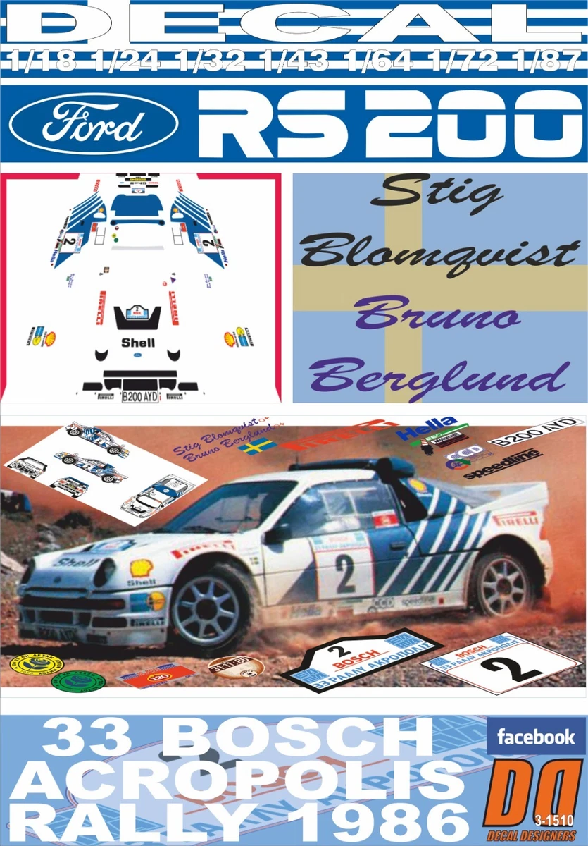 Ford Rs200 1 18 for sale | eBay