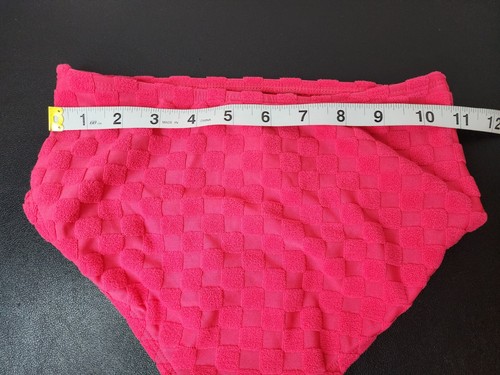 Girls Kids Pink Textured Bikini Swim Bottom Size Medium (8) Art Class - Picture 5 of 9