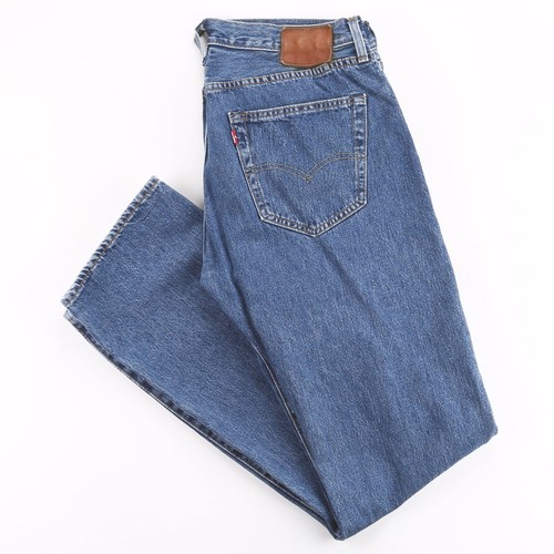 Levi's 501 BIG E Blu Denim jeans taglio dritto regolare da uomo W36 L36 |  eBay