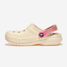 NEW CROCS LINED COLOR DIP CLOG CRS208982 208982-2Y3 BONE/MULTI UNISEX